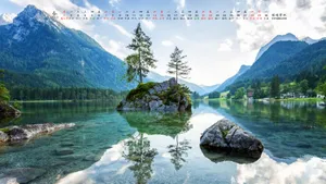 2018年4月日历桌面壁纸_7