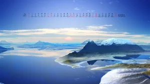 2015年2月日历桌面壁纸