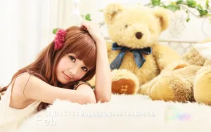 2013年美女模特全年月历壁纸_20