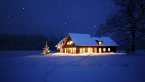 2013年1月日历桌面壁纸_6