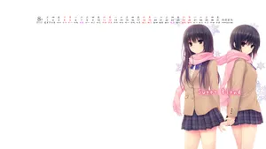 2012年8月日历桌面壁纸（包含美女，风景，动漫）_14