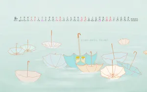 2012年8月精美日历桌面壁纸_12