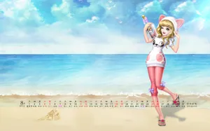 2012年8月精美日历桌面壁纸_13