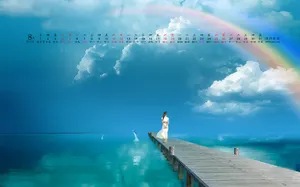 2012年8月精美日历桌面壁纸_17