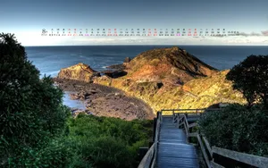 2012年8月日历桌面壁纸_4