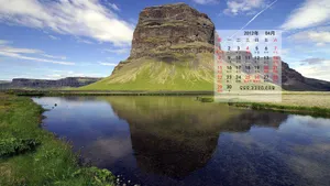 2012年4月日历桌面壁纸第1张