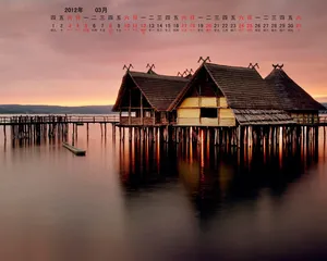 2012年3月日历桌面壁纸_14