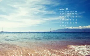 2012年1月日历桌面壁纸_4