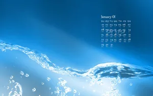2012年1月日历桌面壁纸_5