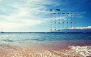 2012年1月日历桌面壁纸_14