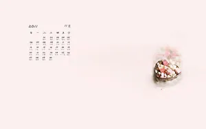2011年11月日历桌面壁纸_3
