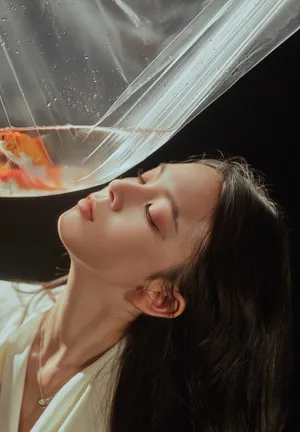 陈瑶游鱼与少女时尚写真大片_5