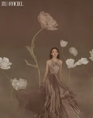 赵丽颖花间仙意优雅美丽写真图片