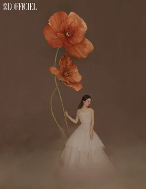 赵丽颖花间仙意优雅美丽写真图片_5