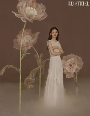 赵丽颖花间仙意优雅美丽写真图片_7