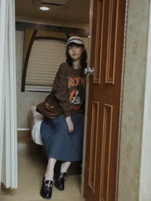 白百何秋冬装上班私服图片_7