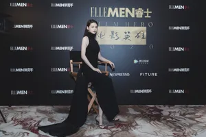 孙伊涵优雅黑裙性感写真图片_2