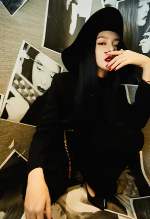 傅菁高级感复古性感写真