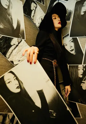 傅菁高级感复古性感写真_8