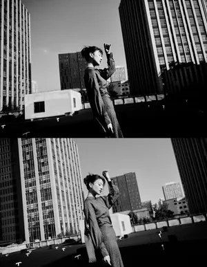高圆圆绿裙优雅靓丽写真图片_6