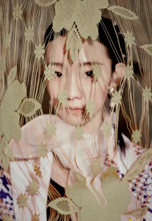 硬糖少女张艺凡复古氛围感大片写真图片_3