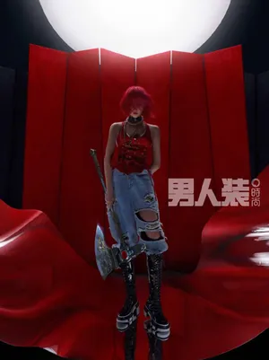 关晓彤爆炸双马尾写真图片