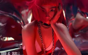 关晓彤爆炸双马尾写真图片_9
