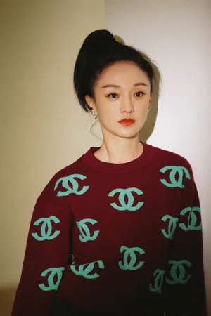 周迅毛衣高马尾灵动少女感写真图片_3