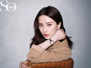 刘诗诗秋冬西装干练优雅写真图片_2