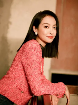 宋茜玫瑰外套优雅俏丽写真图片_9