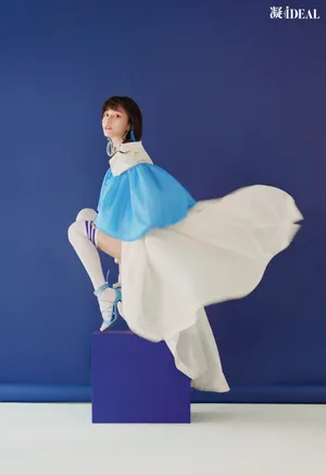 田原清爽蓝色系写真图片_3