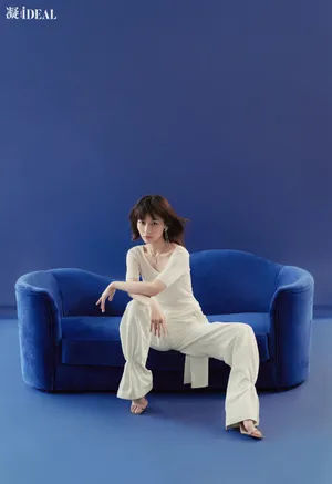 田原清爽蓝色系写真图片_5