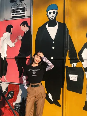 吴曼思随性私服街拍照图片_4