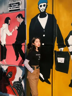 吴曼思随性私服街拍照图片_7