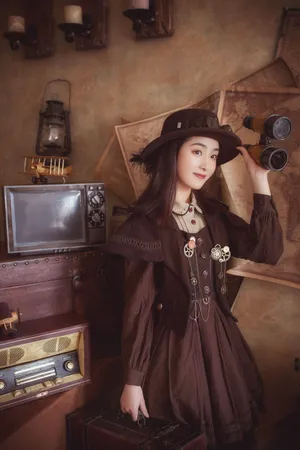 吴曼思欧美复古风情写真图片_2