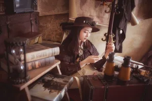 吴曼思欧美复古风情写真图片_5