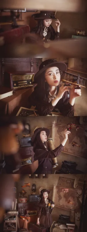 吴曼思欧美复古风情写真图片_6