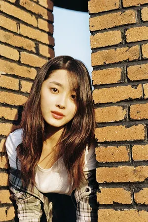 吴曼思纹格衬衫简约风写真图片_2