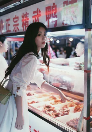 关芯随性街拍照图片_3