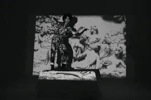 肖骁复古画家造型写真图片_4
