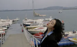 王梓薇少女风甜美写真图片_4
