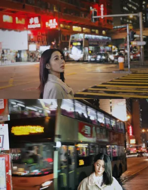 关芯港风街拍写真图片_2