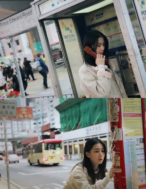关芯港风街拍写真图片_4