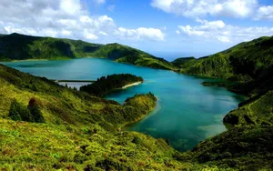 美丽的湖泊山水壁纸_9