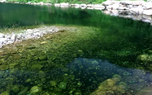 山东桃花峪风景桌面壁纸_4