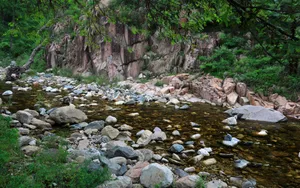 山东桃花峪风景桌面壁纸_5