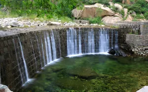 山东桃花峪风景桌面壁纸_6