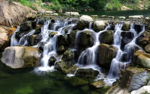 山东桃花峪风景桌面壁纸_15