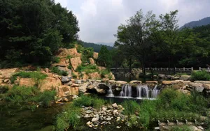 山东桃花峪风景桌面壁纸_18