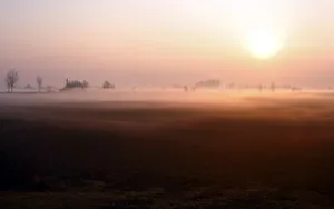 早晨的浓雾风景桌面壁纸_13